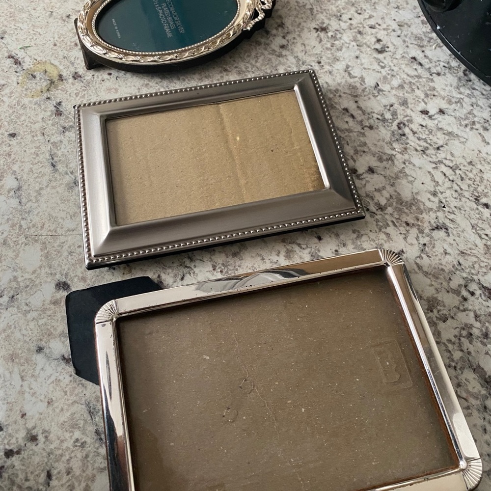 Silver tone frame bundle